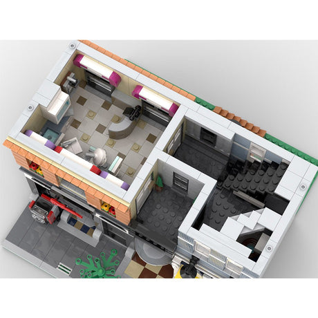 MOC - 77915 Dentist's Office - 10255 Assembly Square Alternative Build Klemmbausteine - LesDiyLesDiy