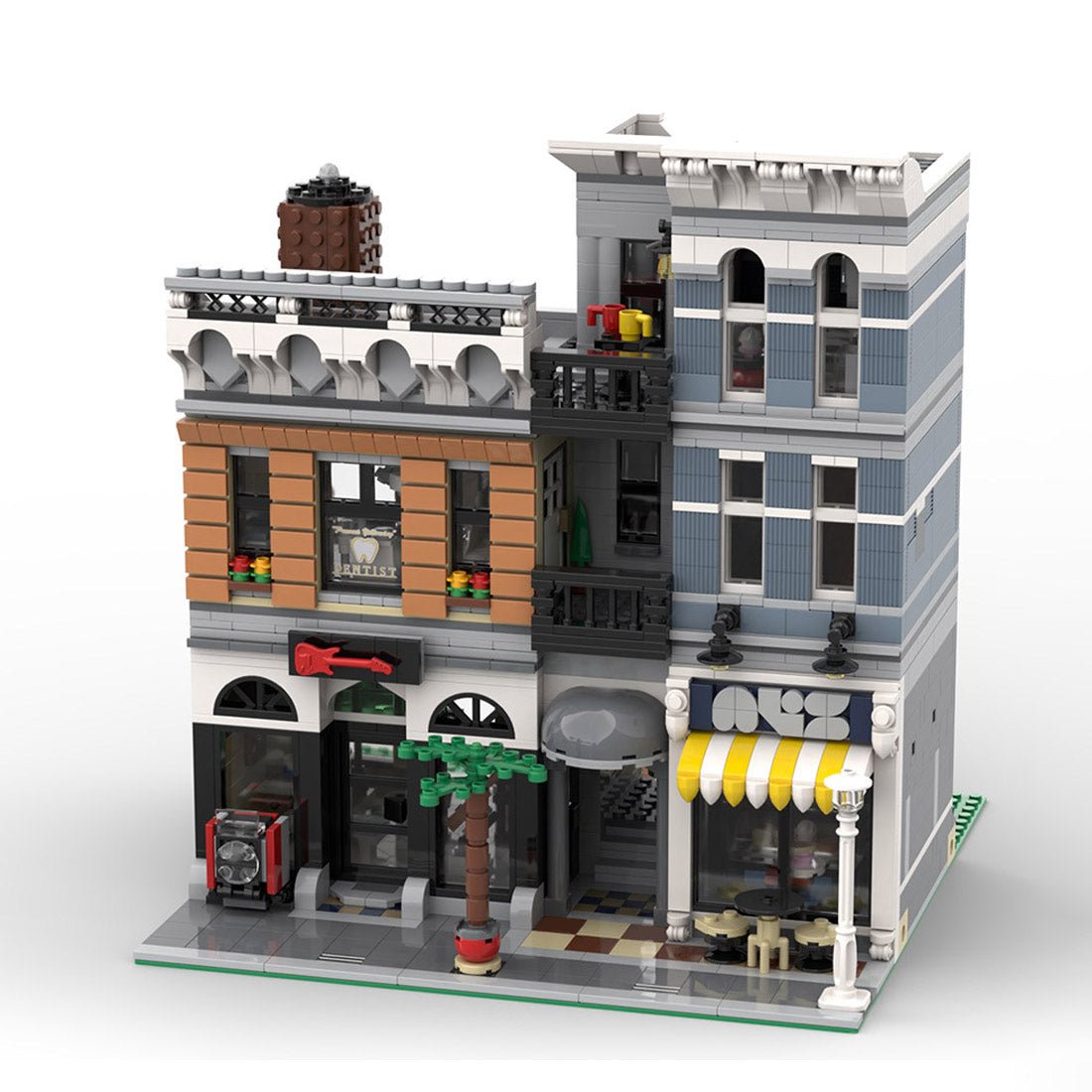 MOC - 77915 Dentist's Office - 10255 Assembly Square Alternative Build Klemmbausteine - LesDiyLesDiy