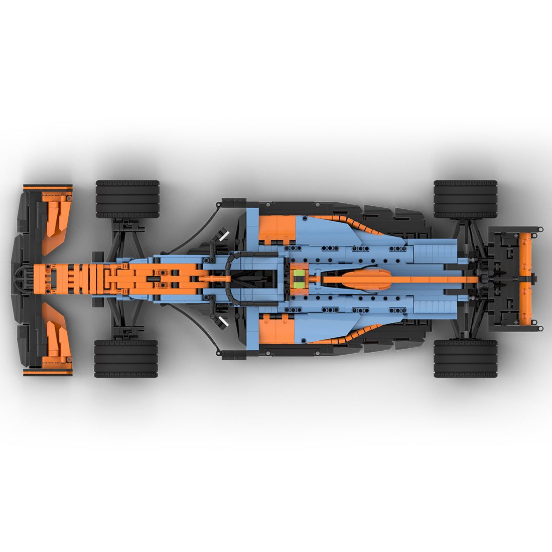 MOC - 78398 McLaren F1 MCL35M Monaco 1:8 Scale Klemmbausteine - LesDiy - Klemmbausteine