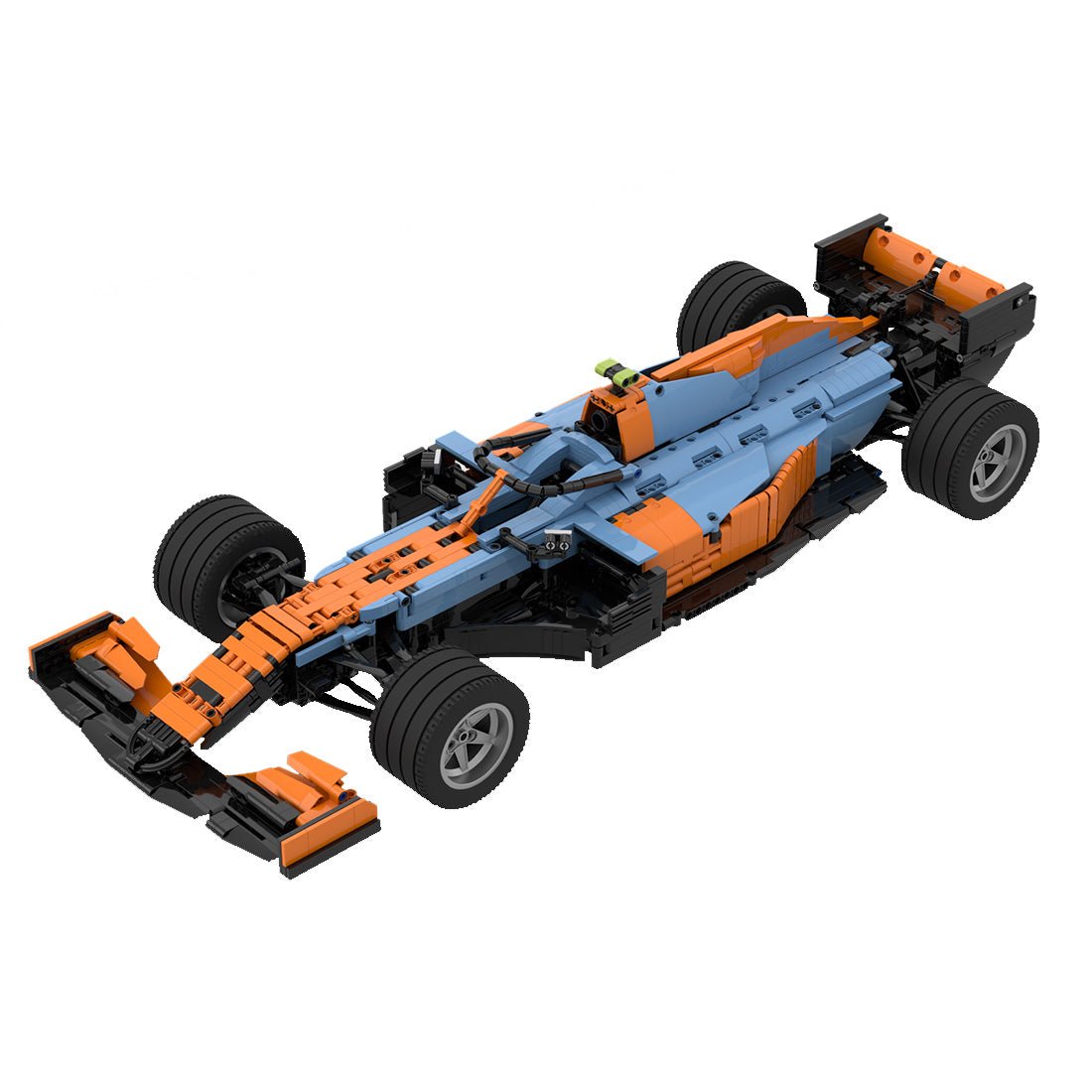 MOC - 78398 McLaren F1 MCL35M Monaco 1:8 Scale Klemmbausteine - LesDiyLesDiy