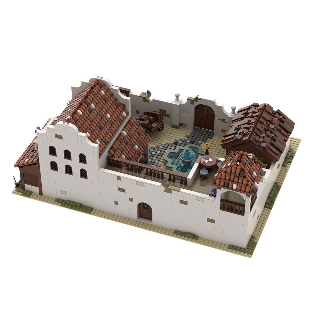 MOC - 78800 Mexikanische Villa in der Altstadt klemmbaustine - LesDiyLesDiy