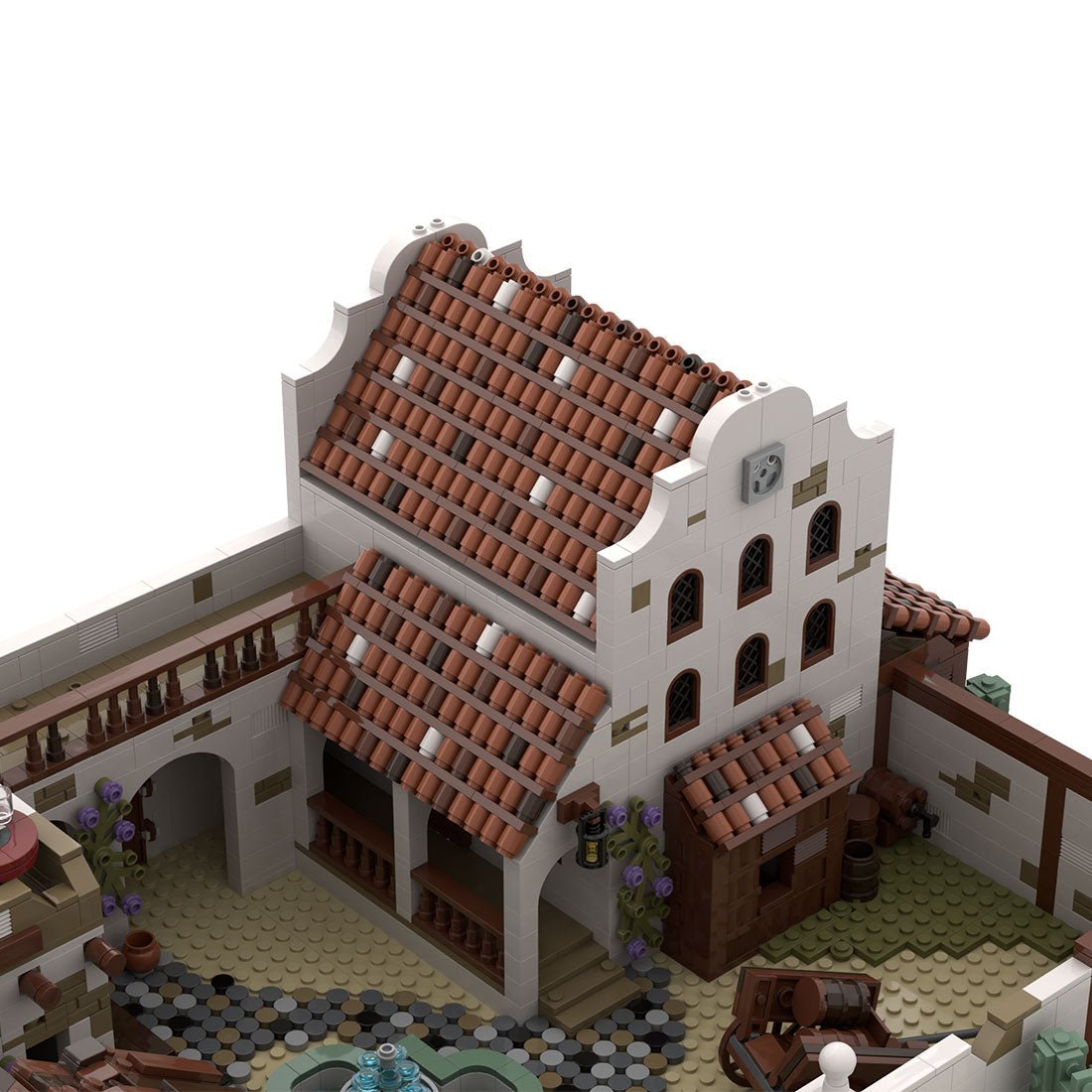 MOC - 78800 Mexikanische Villa in der Altstadt klemmbaustine - LesDiyLesDiy