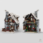 MOC - 79497 DREI kleine Winterhäuser (Die Rückseite) - LesDiyLesDiy