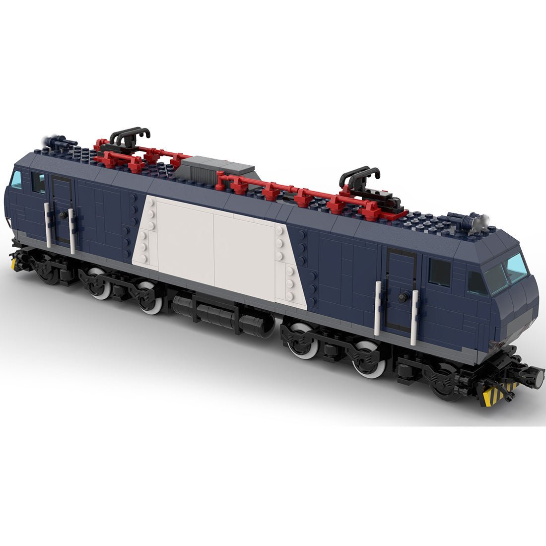 MOC - 79528 HXD1B - 0528 chinese electric locomotive train Klemmbausteine - LesDiyLesDiy