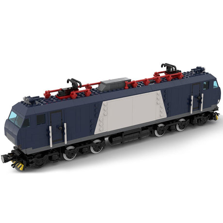 MOC - 79528 HXD1B - 0528 chinese electric locomotive train Klemmbausteine - LesDiyLesDiy