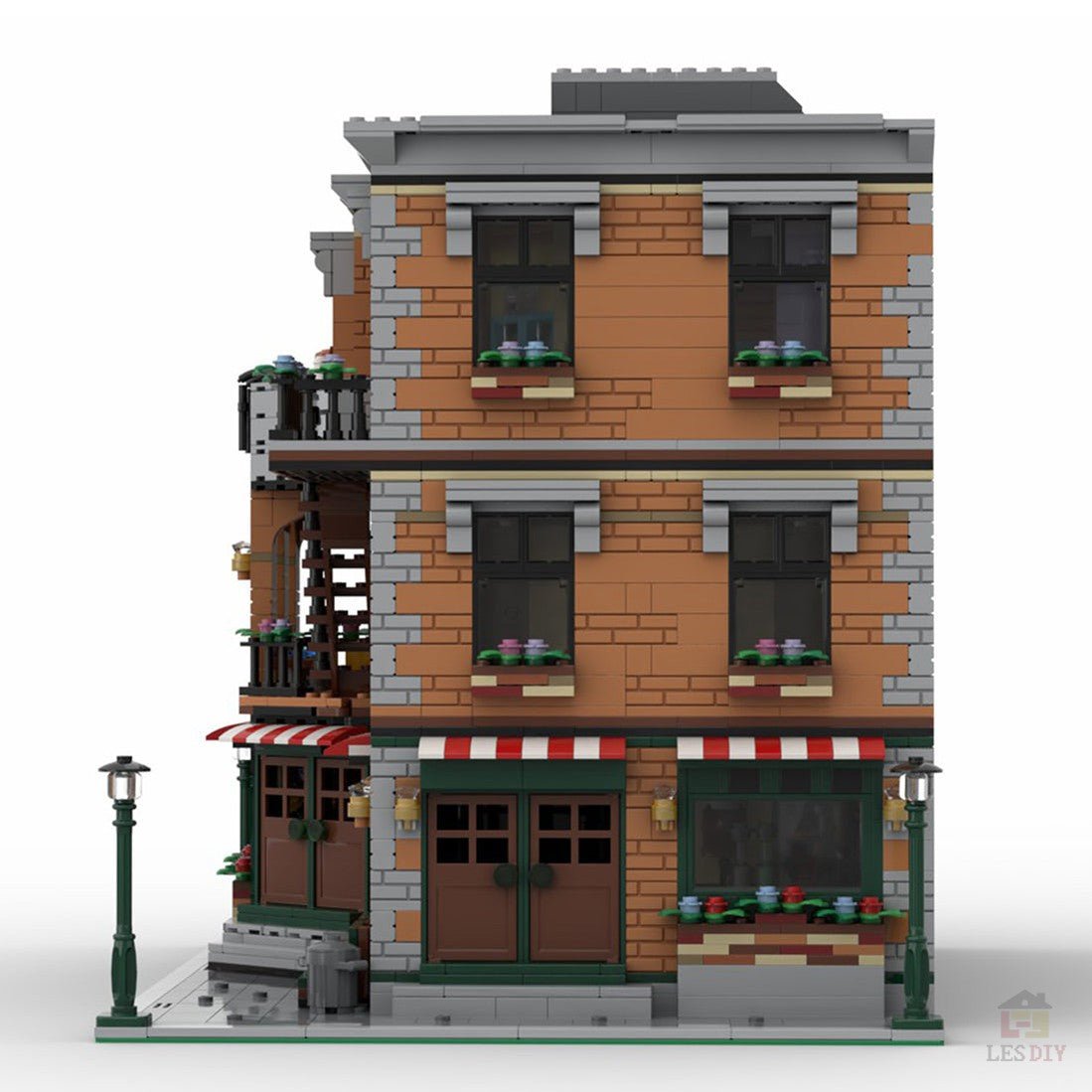 MOC - 79570 Central Perk & Friends Apartment Klemmbausteine - LesDiyLesDiy