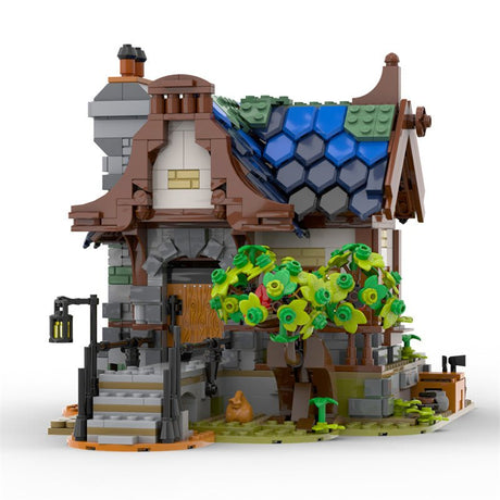 MOC - 79655 Mittelalterliches Haus - LesDiyLesDiy