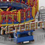 MOC - 80218 Freizeitpark Round - Up Klemmbausteine - LesDiyLesDiy