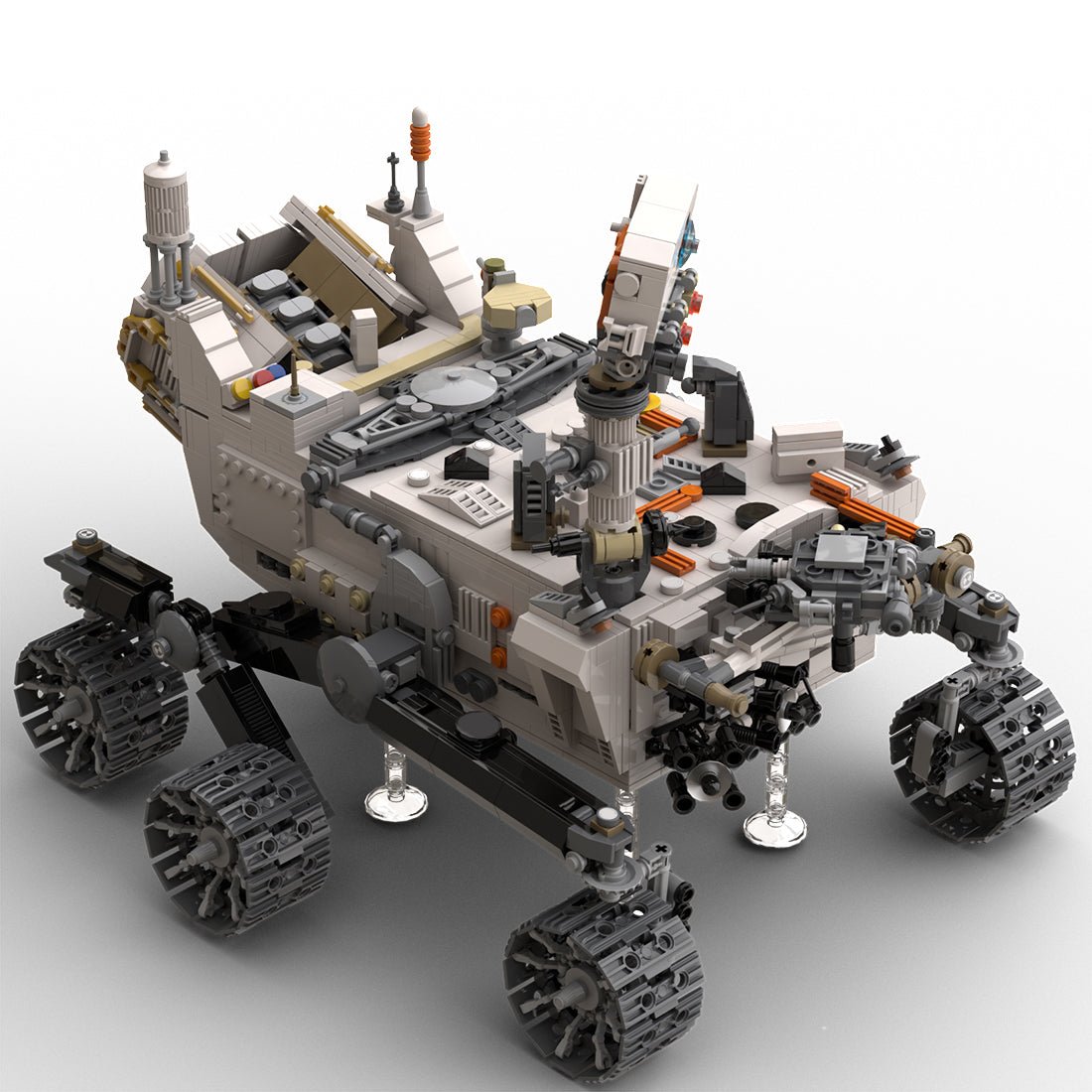 MOC - 80946 NASA Mars Curiosity Rover Klemmbausteine - LesDiyLesDiy