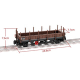 MOC - 81218 Loadable Open Carriage Zug Klemmbausteine - LesDiyLesDiy