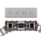 MOC - 81221 Closed Carriage Zug Klemmbausteine - LesDiyLesDiy