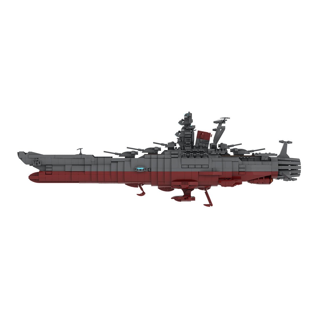 MOC - 81382 Space Battleship Yamato 2199 Klemmbausteine - LesDiyLesDiy