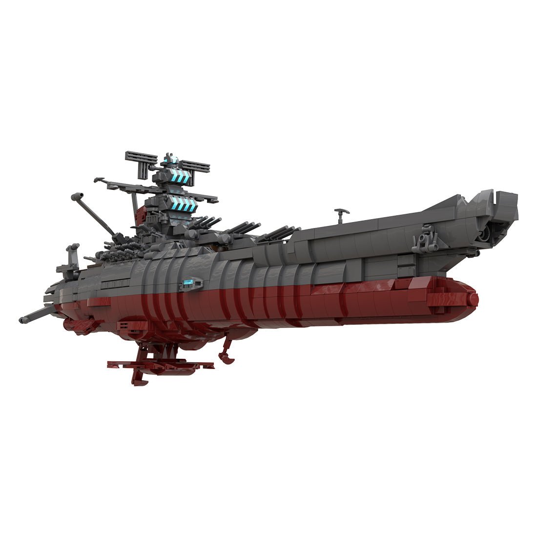 MOC - 81382 Space Battleship Yamato 2199 Klemmbausteine - LesDiyLesDiy