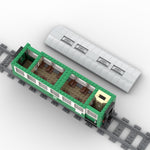 MOC - 81650 Modeled Compartment Zug Klemmbausteine - LesDiyLesDiy