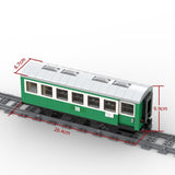 MOC - 81650 Modeled Compartment Zug Klemmbausteine - LesDiyLesDiy