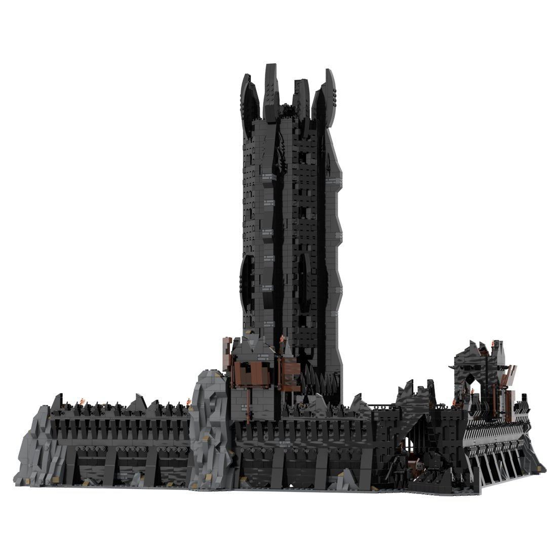 MOC - 82142 Cirith Ungol Klemmbausteine - LesDiyLesDiy