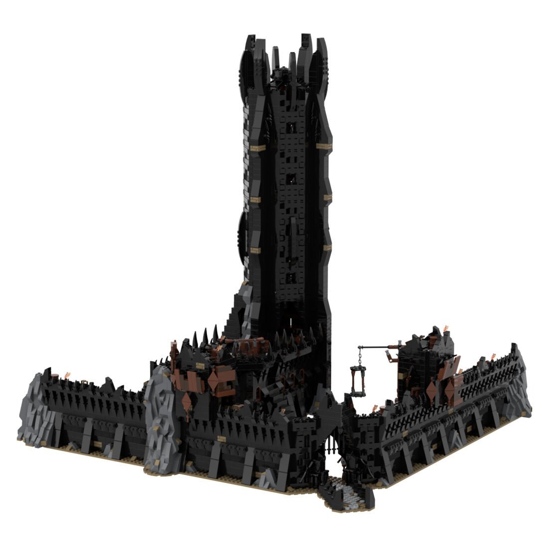 MOC - 82142 Cirith Ungol Klemmbausteine - LesDiyLesDiy