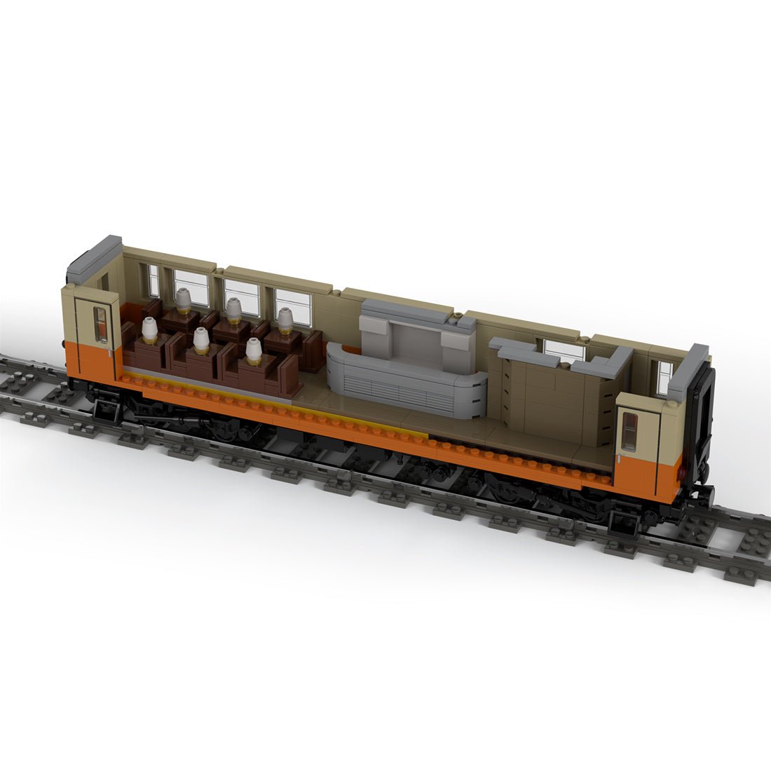 MOC - 82165 City Express (Städte - Express) of the Deutsche Reichsbahn Klemmbausteine - LesDiyLesDiy