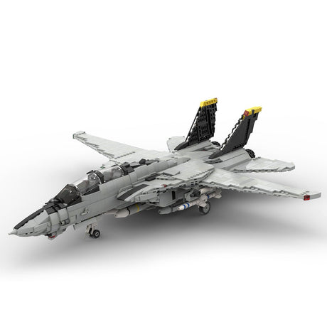 MOC - 82377 Grumman F - 14 Tomcat | 1:35 Minifig Scale Klemmbausteine - LesDiyLesDiy