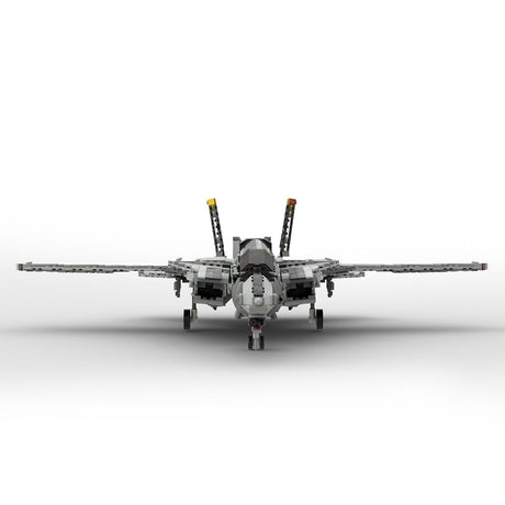 MOC - 82377 Grumman F - 14 Tomcat | 1:35 Minifig Scale Klemmbausteine - LesDiyLesDiy