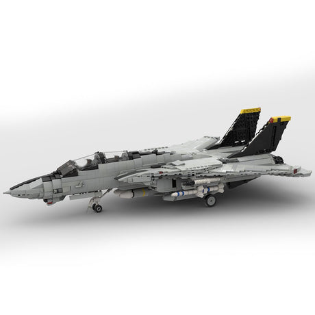 MOC - 82377 Grumman F - 14 Tomcat | 1:35 Minifig Scale Klemmbausteine - LesDiyLesDiy