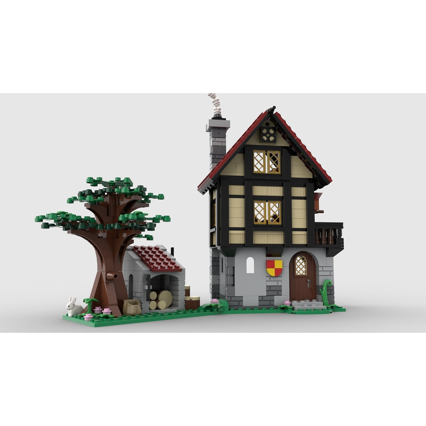 MOC - 82740 Mittelalterliches Haus - LesDiyLesDiy