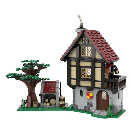 MOC - 82740 Mittelalterliches Haus - LesDiyLesDiy