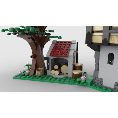 MOC - 82740 Mittelalterliches Haus - LesDiyLesDiy