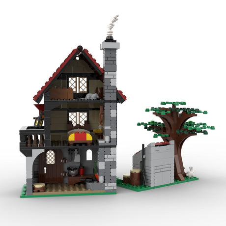 MOC - 82740 Mittelalterliches Haus - LesDiyLesDiy