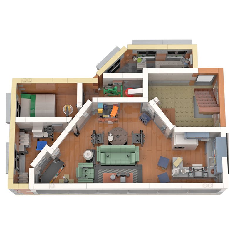 MOC - 83817 Seinfeld Wohnung - LesDiyLesDiy