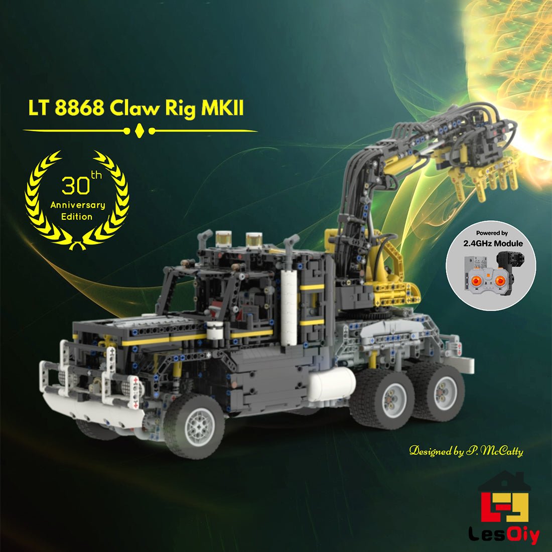 MOC - 83979 LT 8868 Air Tech Claw Rig RC Baustein - LesDiyLesDiy