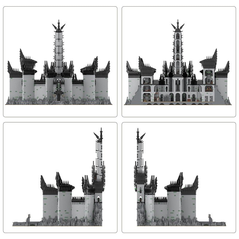 MOC - 84124 UCS Minas Morgul Klemmbausteine - LesDiyLesDiy