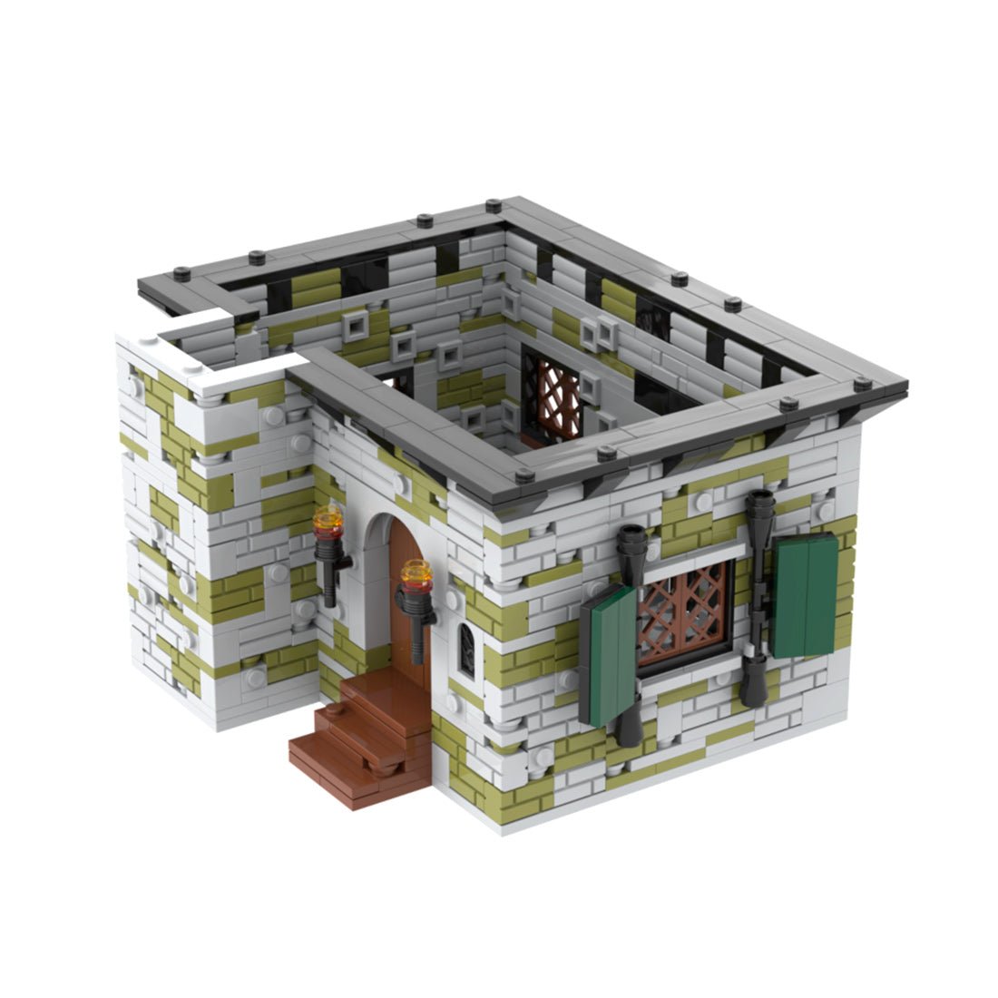 MOC - 84202 Medieval Cottage (Backdrop House) - LesDiy - Klemmbausteine