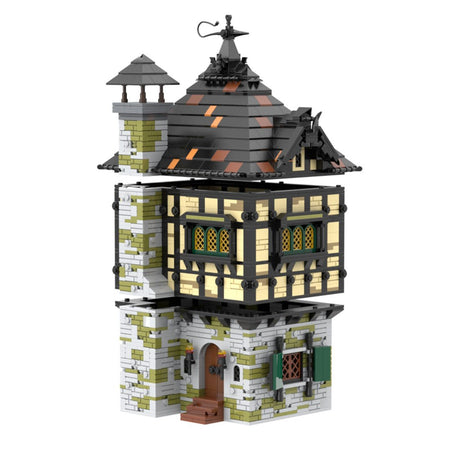 MOC - 84202 Medieval Cottage (Backdrop House) - LesDiyLesDiy