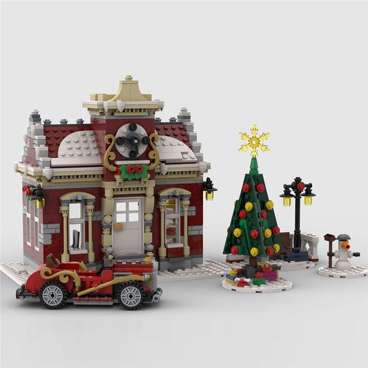 MOC - 84431 Kleines Winter - Rathaus - LesDiyLesDiy