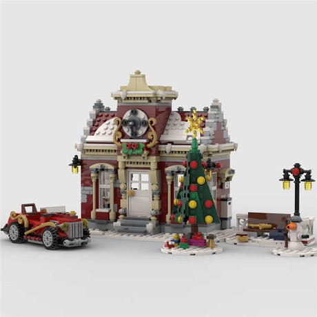 MOC - 84431 Kleines Winter - Rathaus - LesDiyLesDiy