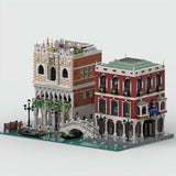 MOC - 84806 Venice Palaces and Bridges Klemmbausteine - LesDiyLesDiy