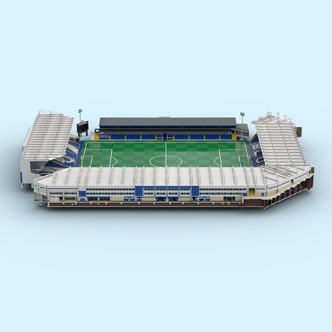 MOC - 85499 St Andrews Stadium, Birmingham City Football Club Klemmbausteine - LesDiyLesDiy