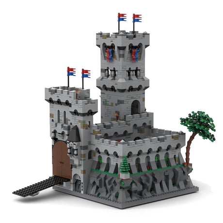 MOC - 87299 King’s Mountain Fortress Klemmbausteine - LesDiyLesDiy