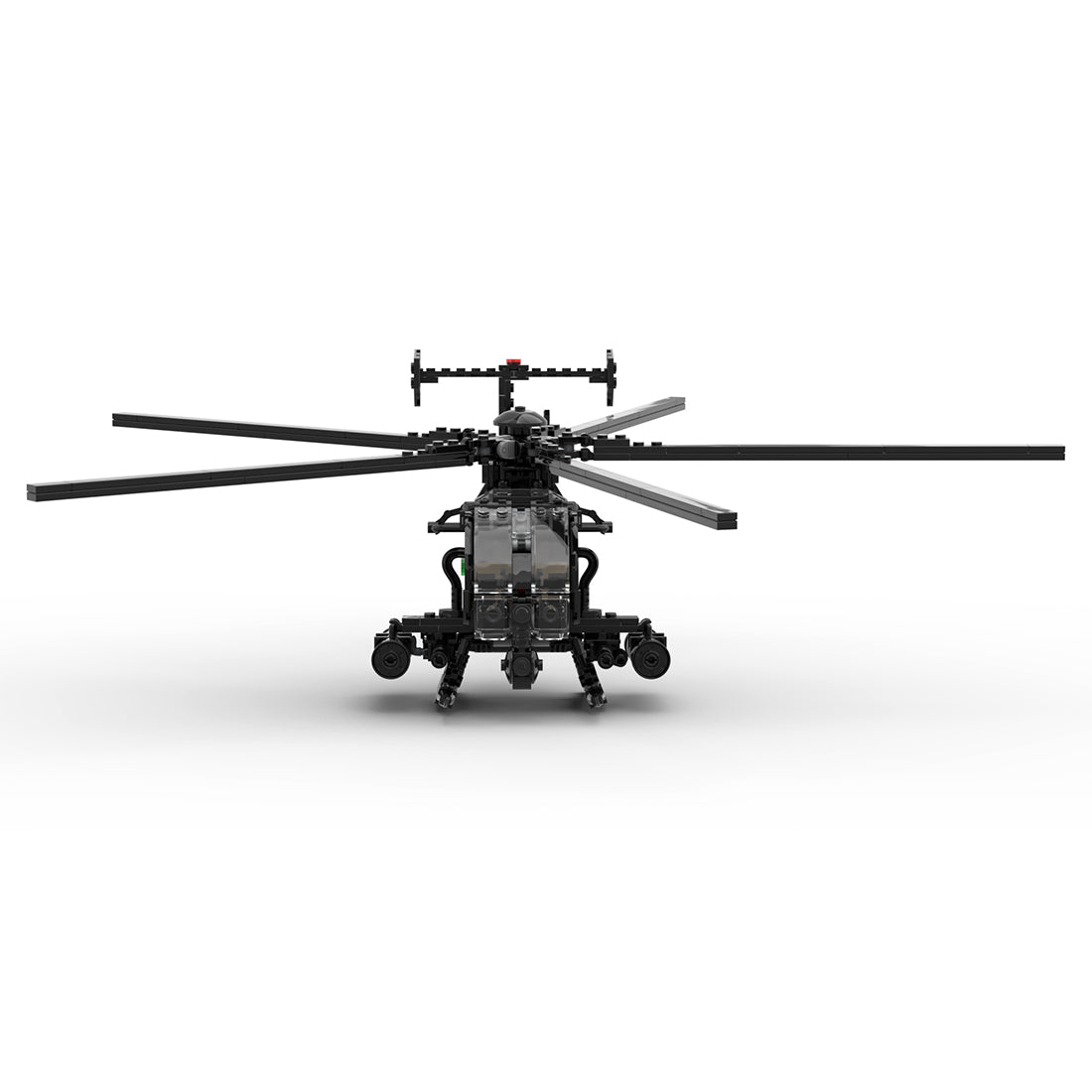 MOC - 88275 MH - 6 Little Bird Helicopter Klemmbausteine - LesDiyLesDiy