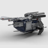 MOC - 88381 Clone Police Gunship Raumschiff Klemmbausteine - LesDiyLesDiy