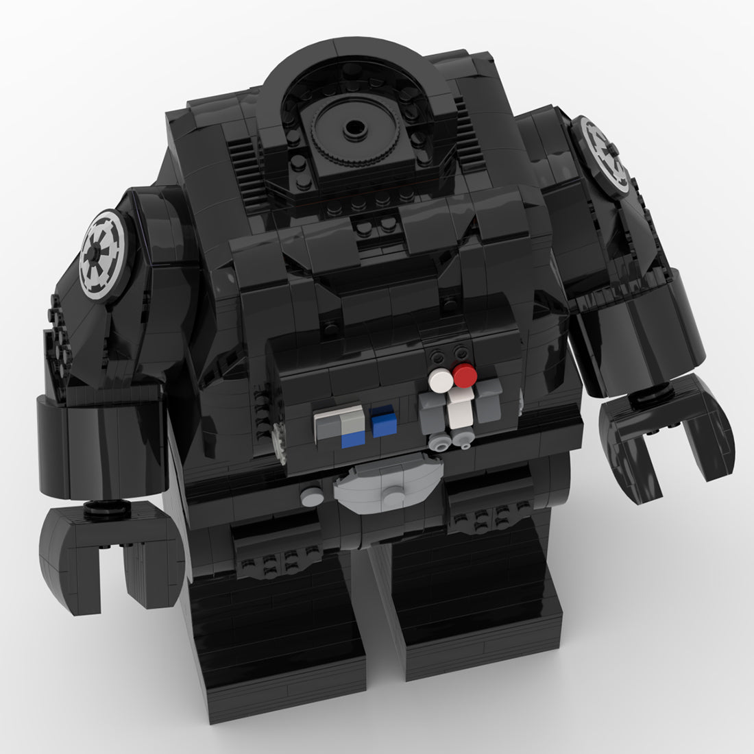 MOC - 88934 Tie Fighter Pilot Klemmbausteine - LesDiyLesDiy