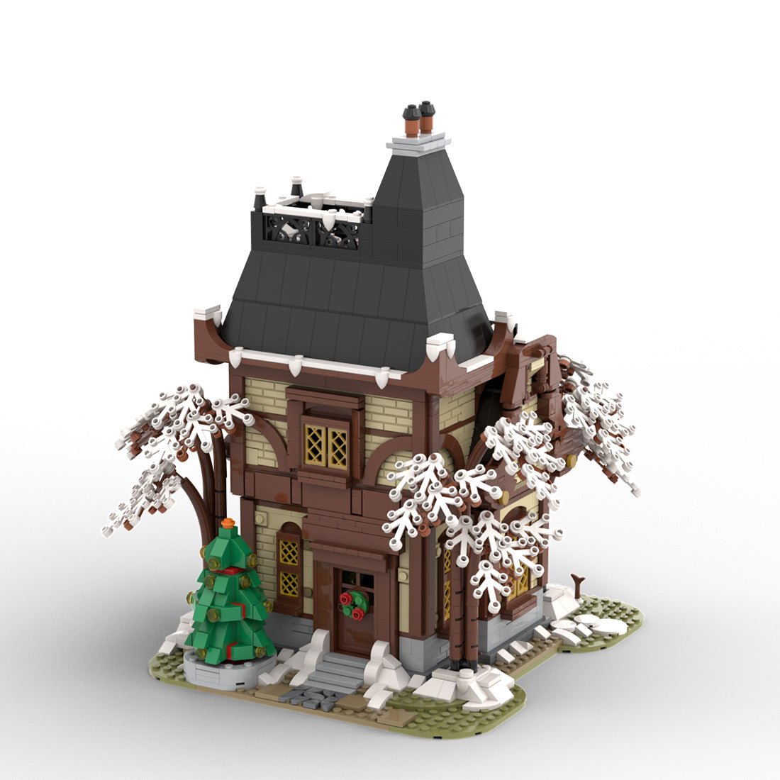 MOC - 89215 Weihnachtsvilla Klemmbausteine - LesDiyLesDiy