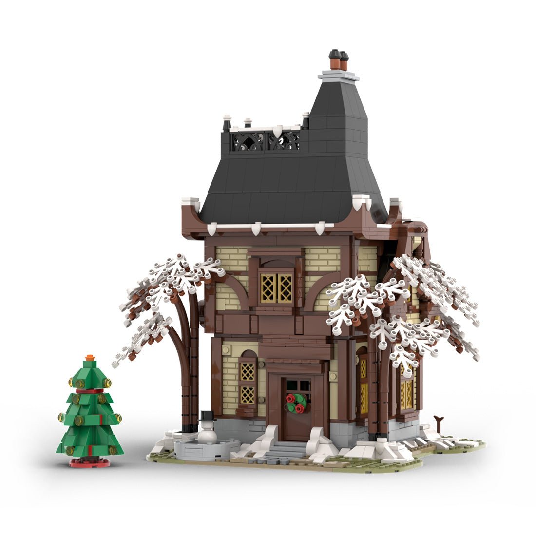 MOC - 89215 Weihnachtsvilla Klemmbausteine - LesDiy - Klemmbausteine