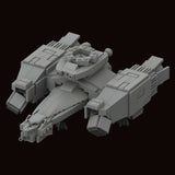 MOC - 90493 USCSS Nostromo - midi - scale Raumschiff Klemmbausteine - LesDiyLesDiy