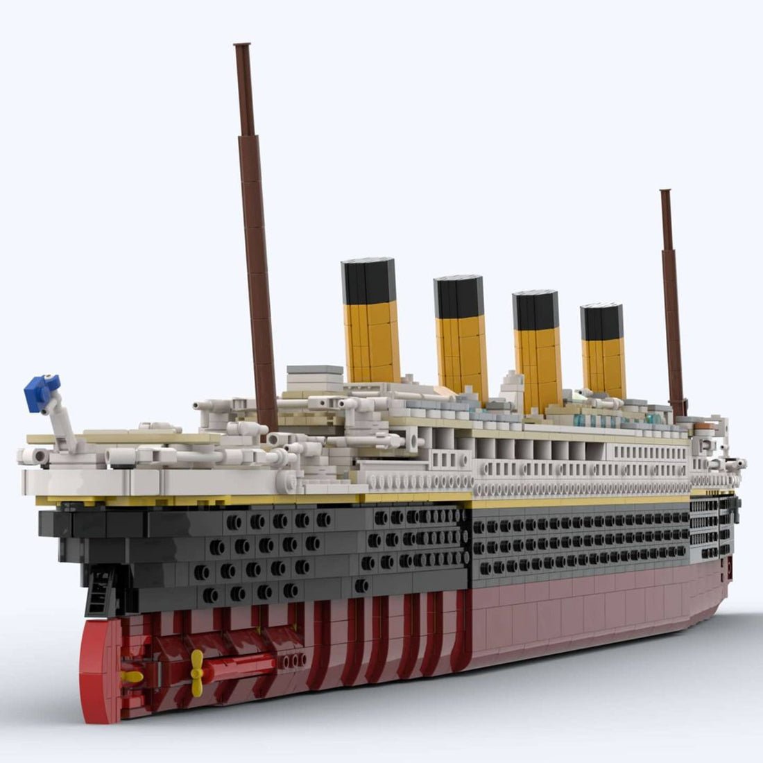 MOC - 90626 Titanic Bausteine Schiff Klemmbausteine - LesDiyLesDiy