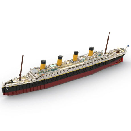 MOC - 90626 Titanic Bausteine Schiff Klemmbausteine - LesDiyLesDiy