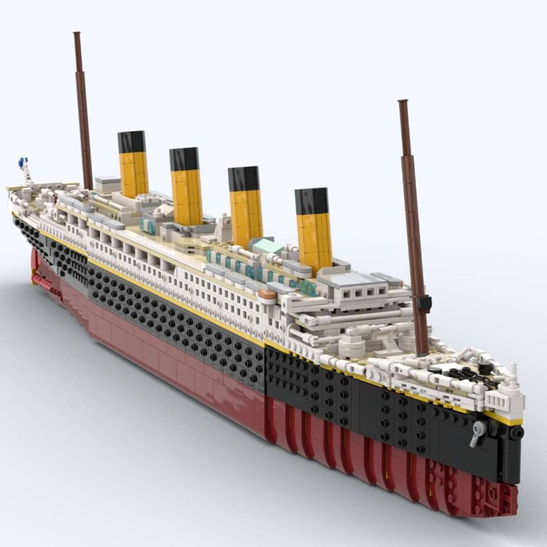 MOC - 90626 Titanic Bausteine Schiff Klemmbausteine - LesDiyLesDiy