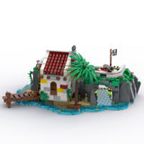 MOC - 90994 The Pirate Series The Conquered Outpost Klemmbausteine - LesDiyLesDiy