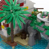 MOC - 90994 The Pirate Series The Conquered Outpost Klemmbausteine - LesDiyLesDiy